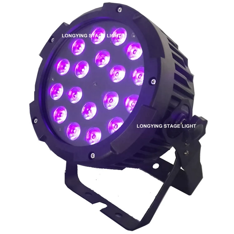 Бесплатная доставка IP65 Водонепроницаемый 18x15 Вт 5в1 RGBWA напольный Led Par свет