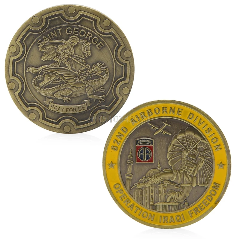 Монета 82nd Airborne Division памятная монета коллекции подарок D13