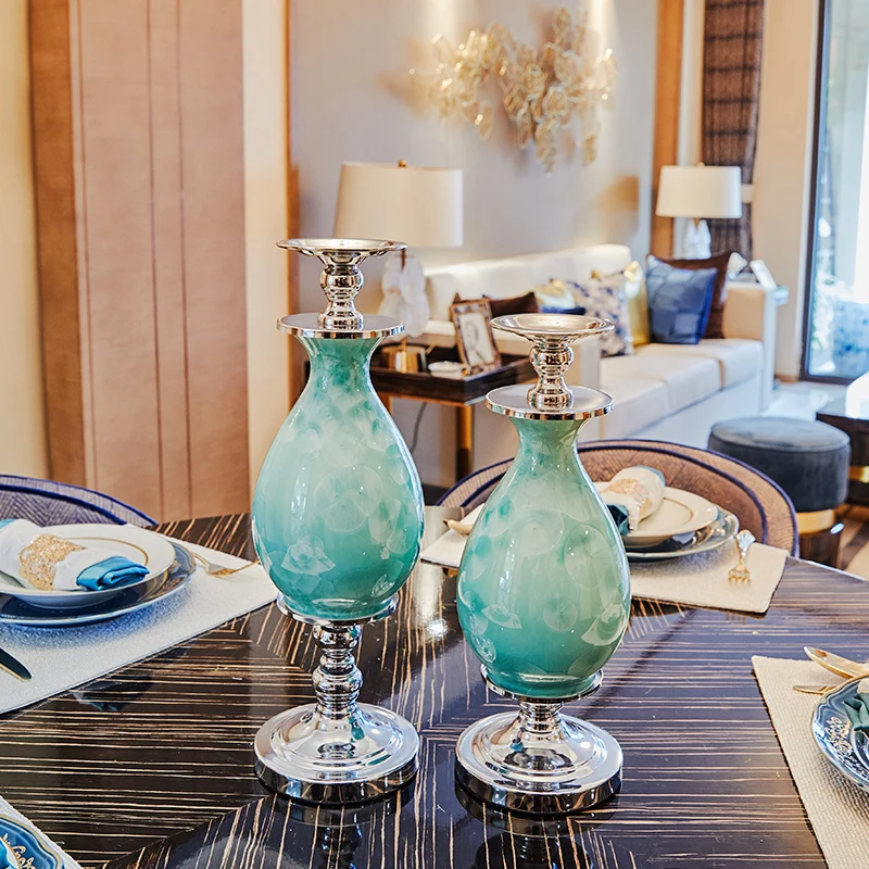 Европейская креативная модель для гостиной металлический керамический