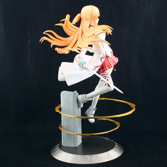Меч искусство онлайн фигурки Asuna кукла Сан модель игрушки ПВХ 21 см с цветной