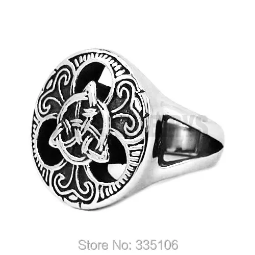Оптовая продажа Claddagh стиль кельтский узел кольцо 316L ювелирные изделия из