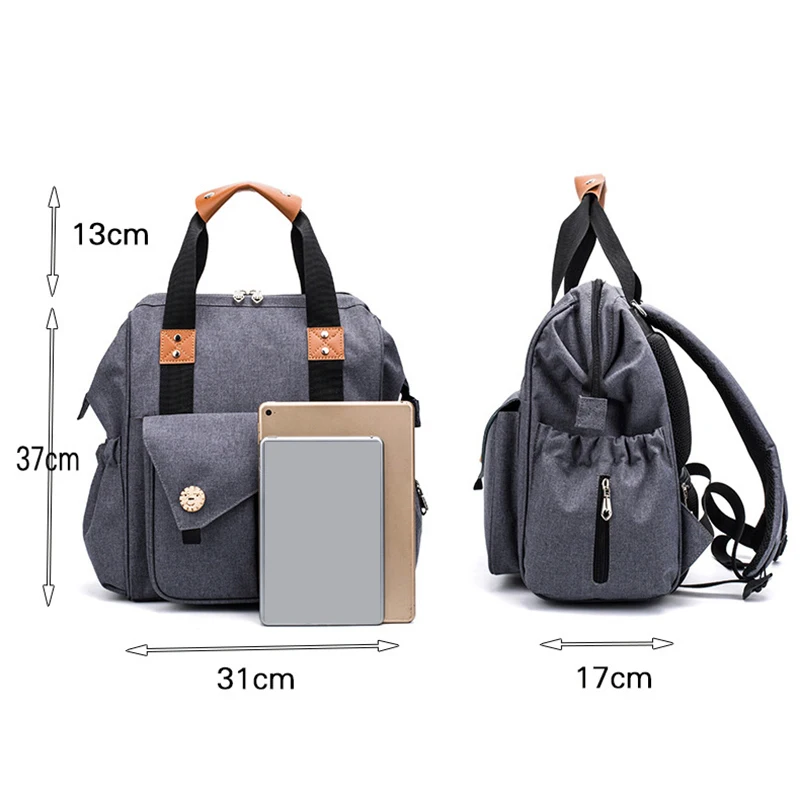 Сумка для беременных ребенка сплошной цвет очень большой рюкзак на молнии сумка