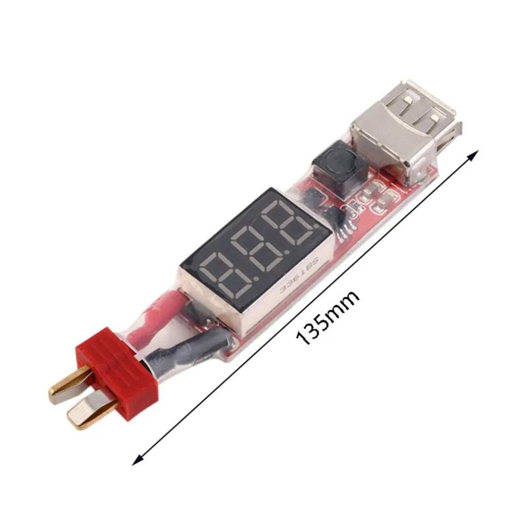 Цифровой дисплей 2 S 6 Lipo к USB зарядное устройство конвертер с T/XT60 разъем для