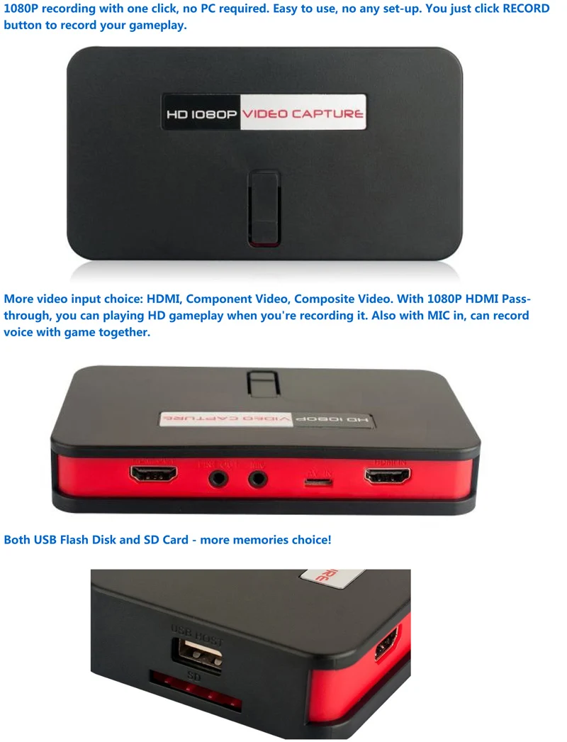 YPbPr HDMI к Hdmi конвертер 3 5 м аудио выход для игрового бокса SD TF карта U флэш-диск HD tv