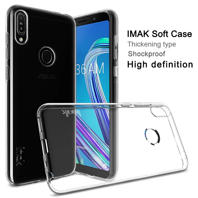Чехол IMAK для Asus Zenfone Max Pro M1 ZB601KL ZB602KL облегающий чехол высокого качества из ТПУ
