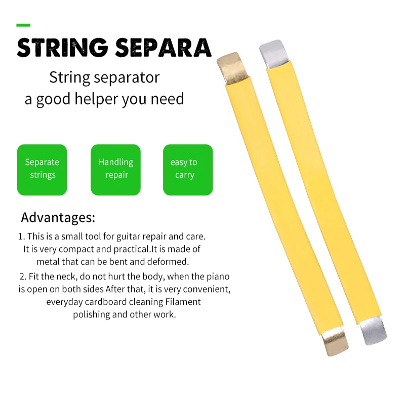 Hispetech Stainless Steel Guitar String Separator Maintenance Care Tool Nursing Handling Repair Accessories Compound Bow | Спорт и