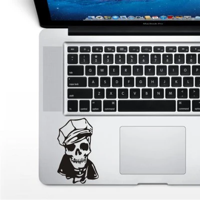 Наклейка для ноутбука наклейки для Macbook Air Pro retina 13 11 15 17 дюймовая виниловая частичный стикер Универсальный адаптор для портативного компьютера с переходом от Стикеры - Цвет: WS-black (122)