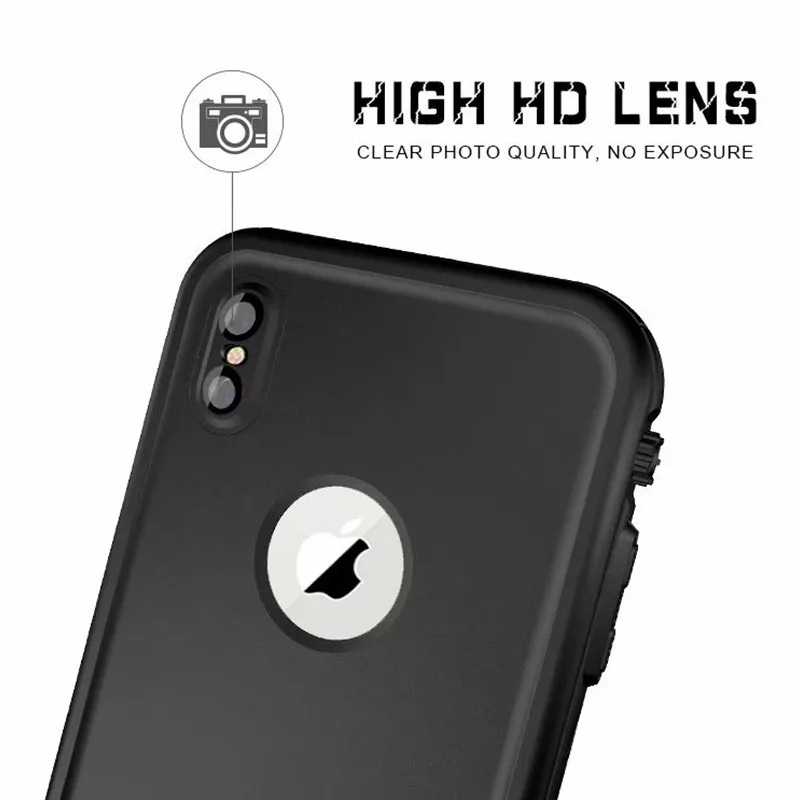 Чехол для iPhone XS Xr с защитой от снега водонепроницаемый чехол X Xs max Samsung Note 8 9 S9 S8 Plus
