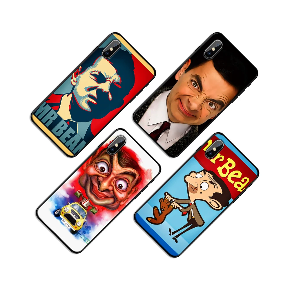 Funny and cute Mr. Bean Soft TPU Case Cover for Apple iPhone 6 6S 7 8 Plus 5 5S SE X XS MAX XR Silicone Cases | Мобильные телефоны