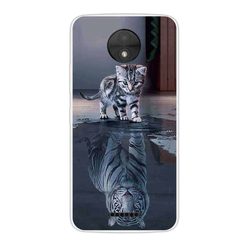Силиконовый чехол для Motorola Moto C из мягкого ТПУ 5 0 дюйма Прозрачный телефона XT1750
