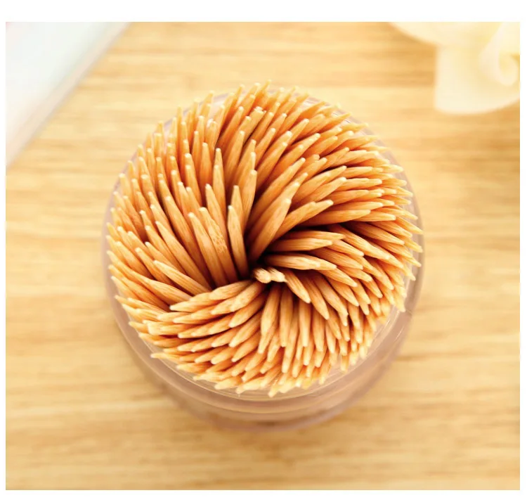 Натуральные Бамбуковые Зубочистки Экологичные одноразовые бутилированные