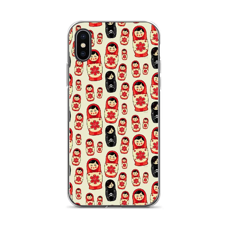 Русская Матрешка OUTMIX для coque iphone XR 8 7 6 S Plus X XS XSmax plus | Мобильные телефоны и