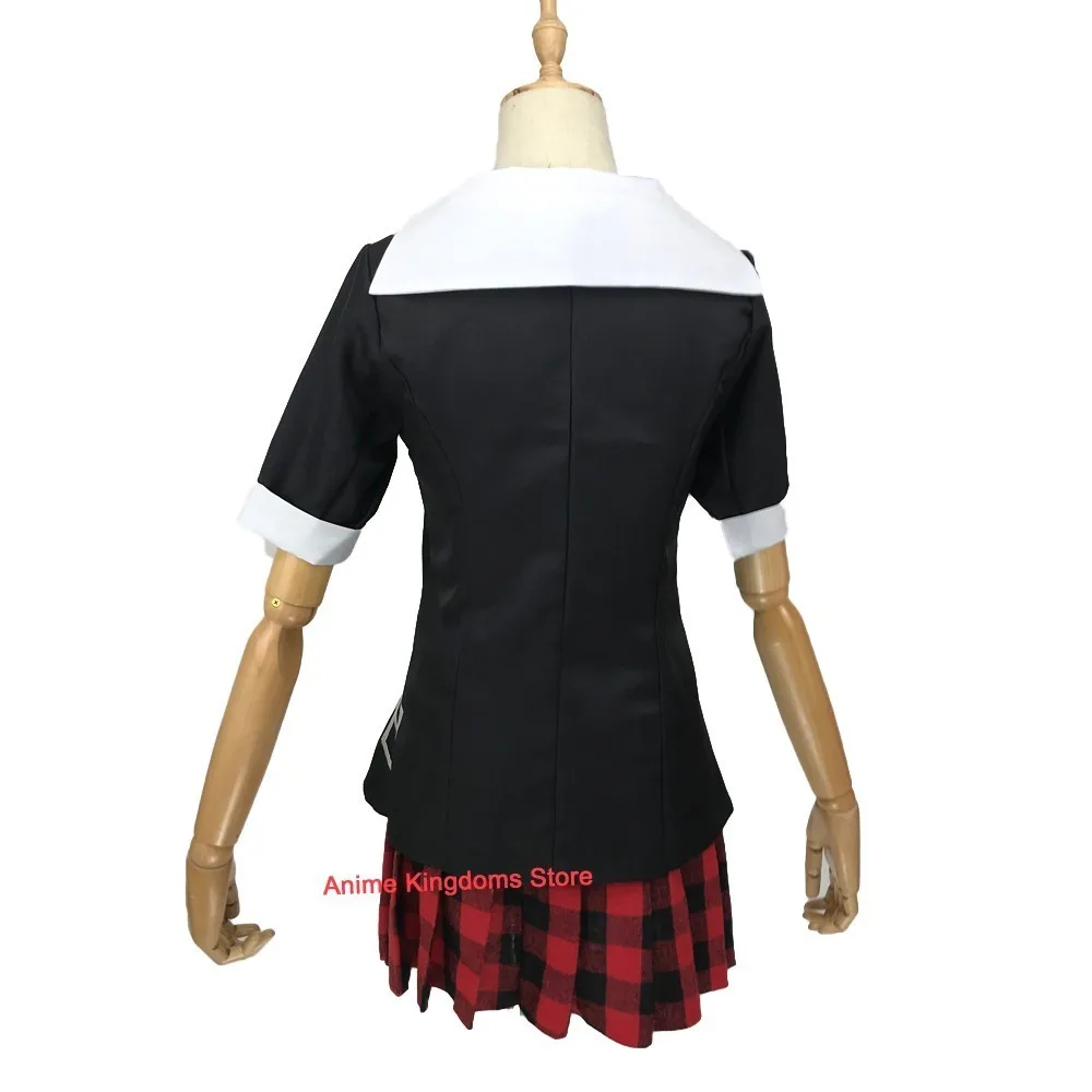 Dangan Ronpa джунко эношима косплэй костюм для женщин обувь для девочек Форма платье Danganronpa триггер Happy Havoc вечерние костюмы