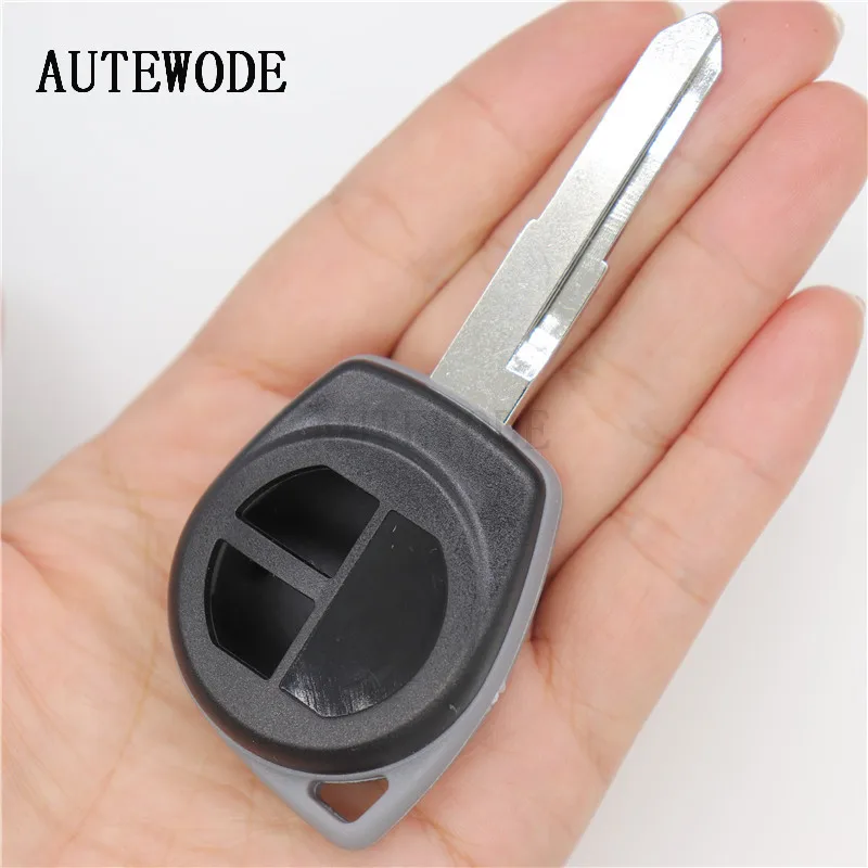 AUTEWODE 2-кнопочный чехол для Suzuki grand vitara SWIFT HU133R blade Rubber Pad корпус Fob | Автомобили и