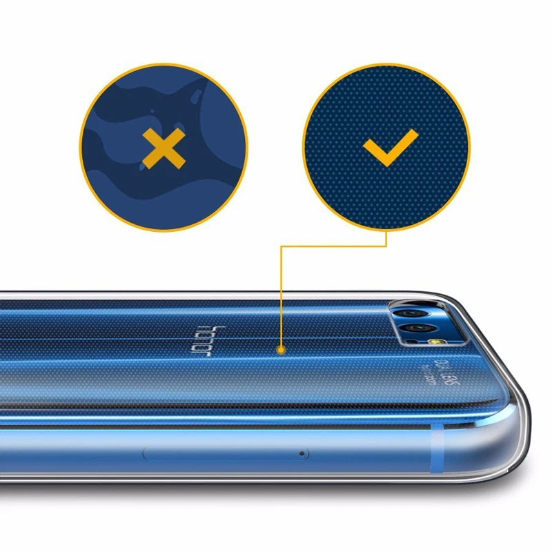 Чехол RONICAN для Huawei honor 9, силиконовый чехол Honor9, тонкий прозрачный защитный чехол для телефона, мягкий чехол для Huawei Honor 9 5,15"