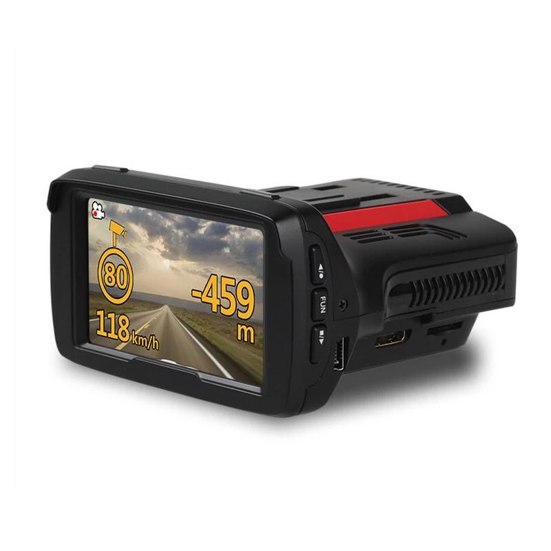 QUIDUX 3 в 1 2.7 Дюймов Ambarella A7 HD 1296 P Скорость Автомобиля радар Детектор Камеры
