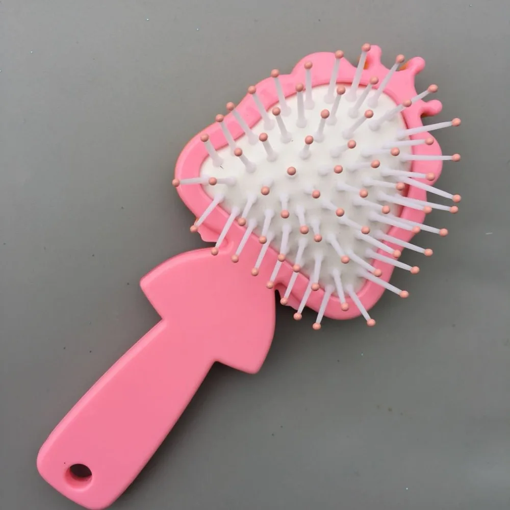 Дисней Принцесса замороженная щетка для волос brosse cheveux Kids нежная Антистатическая щетка кудрявый клубок Русалка щетина ручка Клубок Расческа