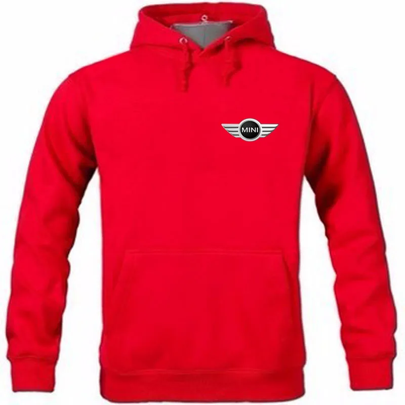 Мини логотип pullvoer hoodie флисовая хлопковая толстовка с капюшоном пуловер