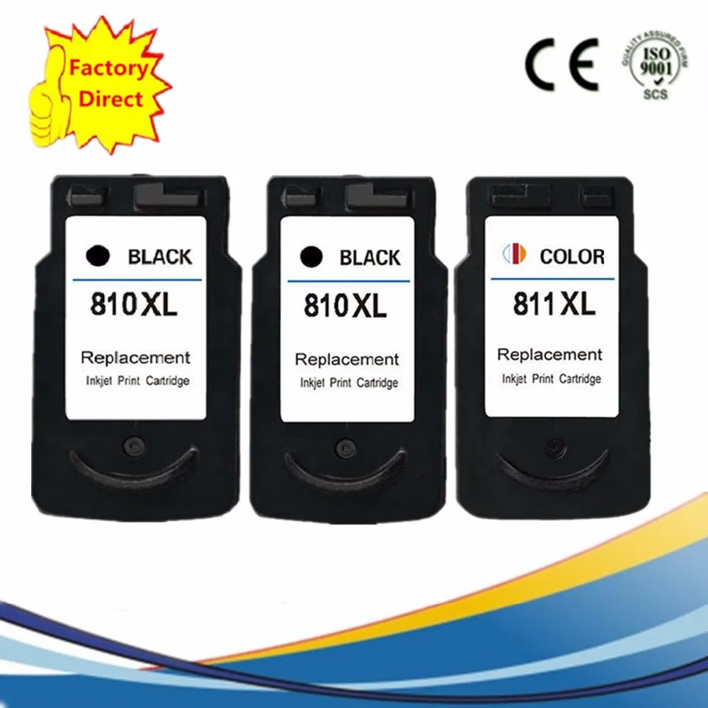 PG 810XL CL 811XL PG810XL CL811XL чернильные картриджи восстановленные Pixma MP287 MP486 MP496 MP497 MX328|ink