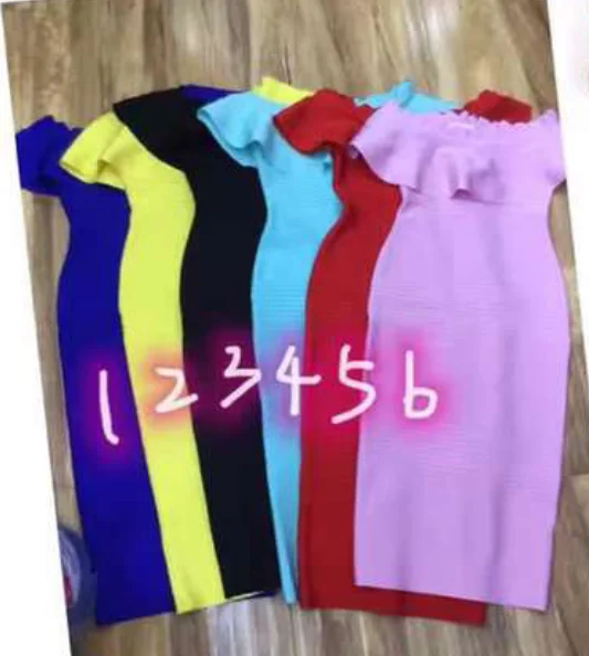 Новейшее модное высококачественное розовое Бандажное платье с оборками