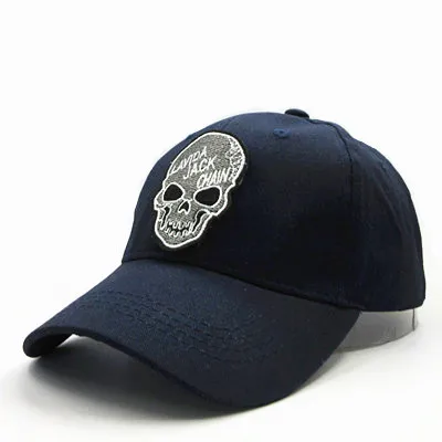LDSLYJR personality skull embroidery cotton Baseball Cap hip-hop cap Adjustable Snapback Hats for men and women 277