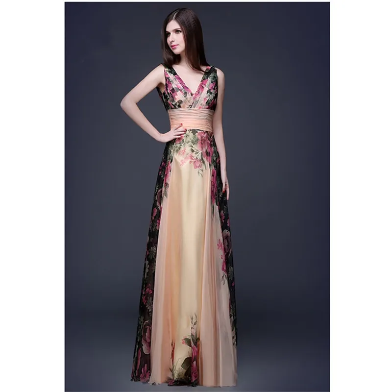 Платье без рукавов с цветочным принтом платье женская обувь Новое поступление