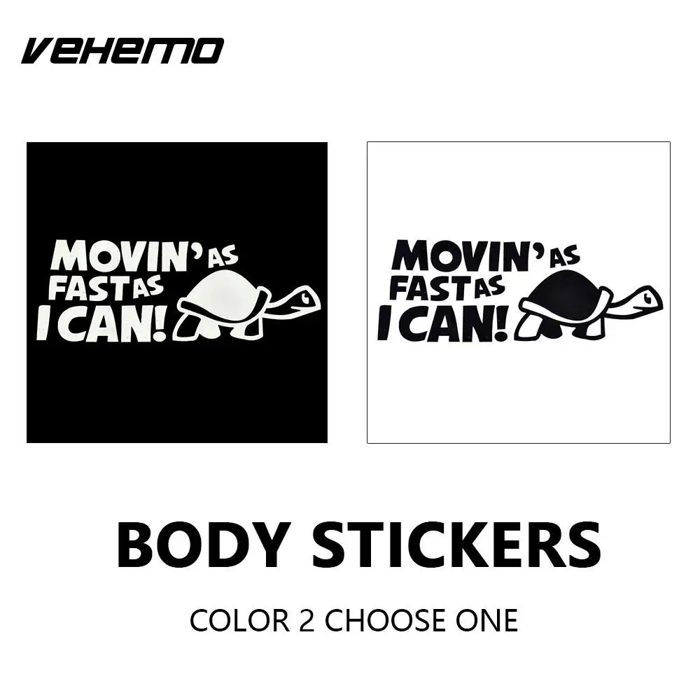 MOVIN'S быстро как я могу автомобиля Стикеры надписи DIY защитная пленка