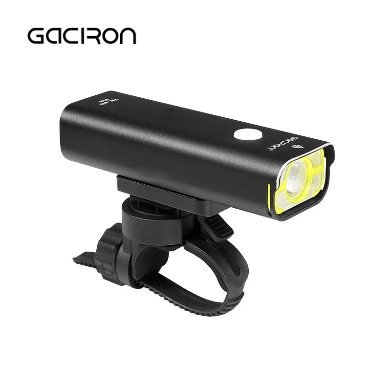 Gaciron Профессиональный велосипедный светильник на руль 2500 мАч 800 люмен USB