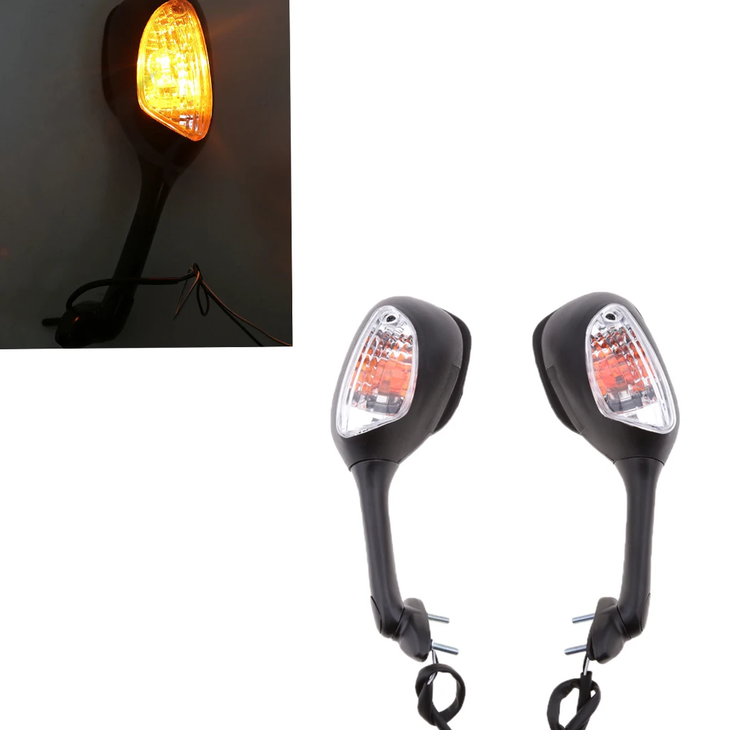 1 Pair Turn Signal Rear View Mirrors For Suzuki GSXR600 GSX-R 750 06-15 GSXR1000 | Автомобили и мотоциклы