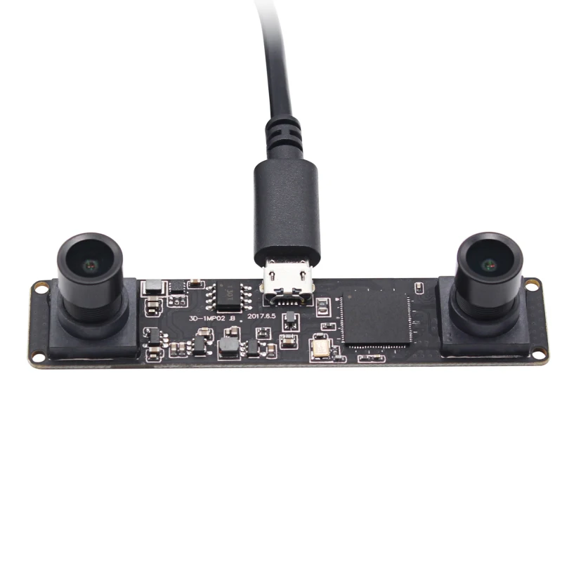 ELP 960P Synchronization USB camera module Dual lens OmniVision OV9750 CMOS Binocular Vision Camera for Windows Linux | Безопасность и