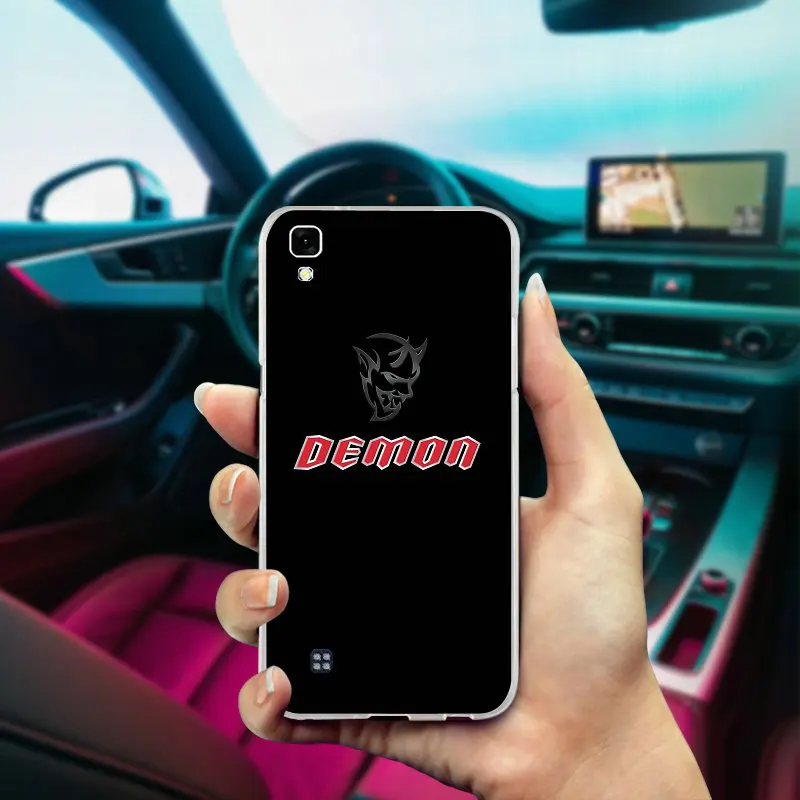 Soft Phone Cases TPU Cover for LG Spirit V10 V20 V30 G2 G3 Mini G4 G5 G6 K4 K7 K8 K10 HTC One Shell Dodge Demon Dhallenger Logo | Мобильные