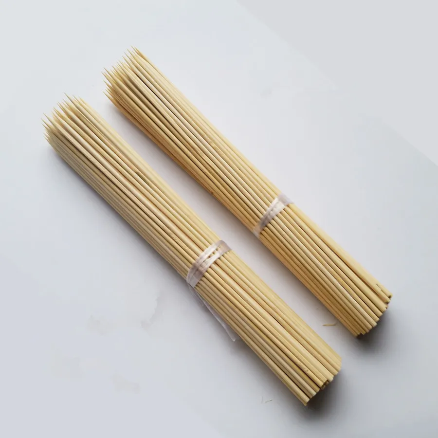 Деревянные палочки для барбекю размером 35 см x 4 мм|barbecue skewers|bamboo skewersbbq tools |