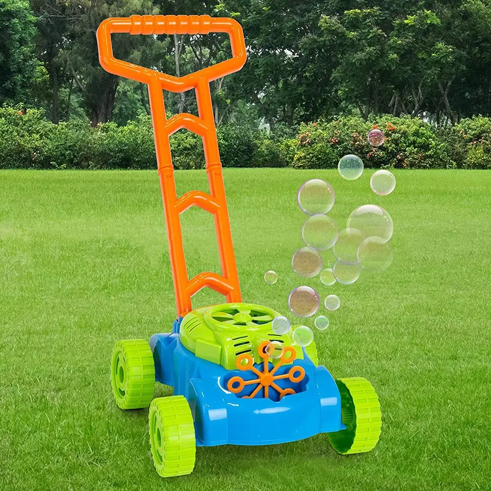 49 см мини толкающее Автомобильное устройство для мыльных пузырей Автоматическая пузырчатая косилка Наружная игрушка автомобиль-ходунки для детей подарок на день рождения домашняя жидкость