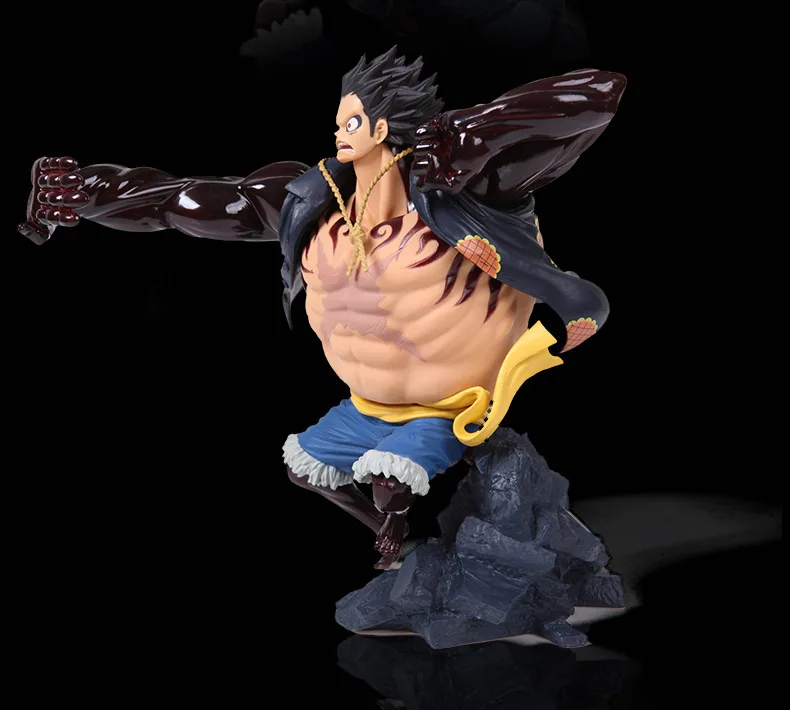 Цельная фигурка Banpresto Luffy хит Коллекционная модель виниловая кукла Луффи