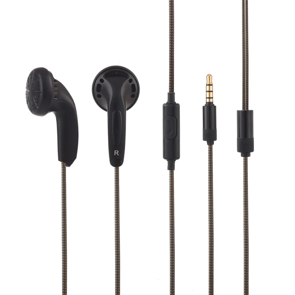 Новый FENGRU CMX500 DIY MX500 In-ear с плоской головкой Наушники Hi-Fi наушники регулятор баса DJ