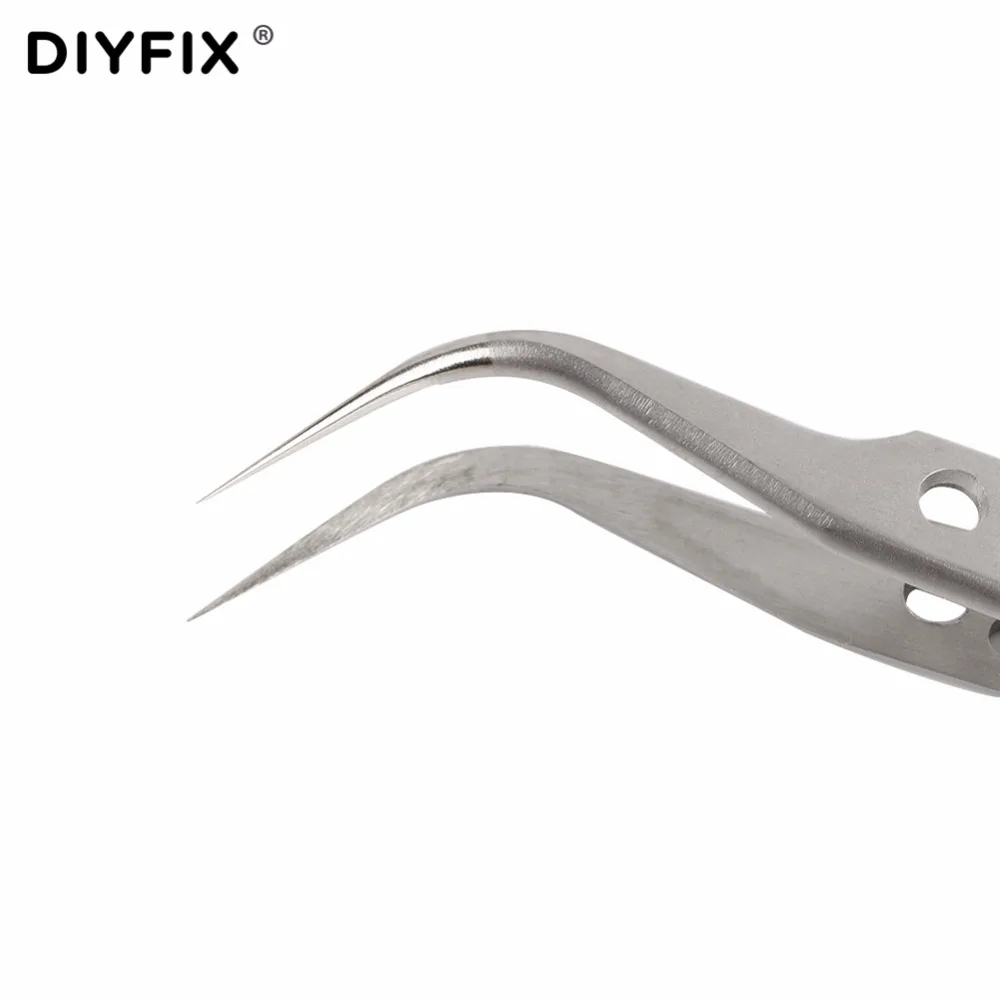 Набор пинцетов DIYFIX из нержавеющей стали 2 шт.|electronic tweezers|tweezers settweezers set stainless steel |