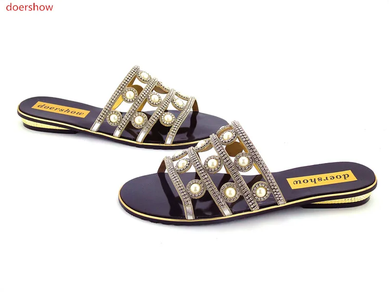 Doershow/Новое поступление итальянская обувь и сумочка модные женские туфли-лодочки