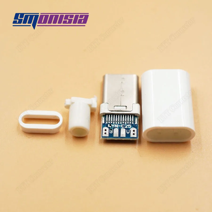 50 шт. Штекерный разъем USB Type-C 2 0 с печатной платой | Обустройство дома