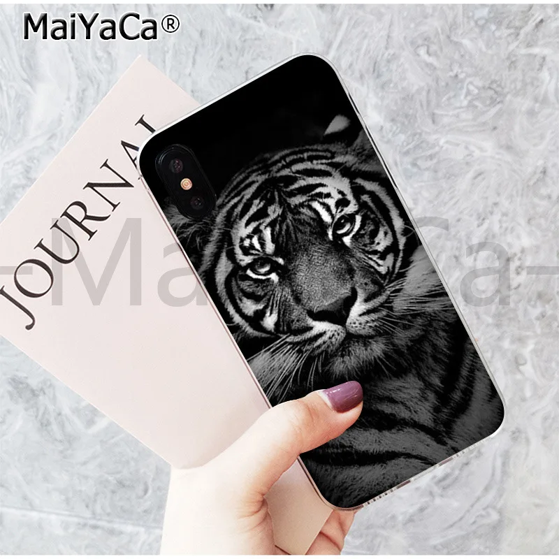 A3 MaiYaCa милый чехол для телефона модный Тигр Леопардовый принт пантера для iphone 11 pro 8 7 66S Plus X 5S SE 44S XS XR XS max - Цвет: A3