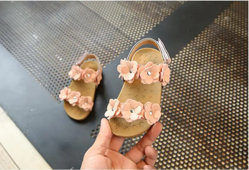 2018 новые модные сандалии для девочек Для детей на лето обувь детская пляжные