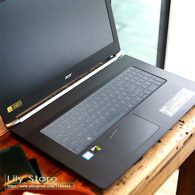 transparent Силиконовый чехол клавиатура для acer Aspire 3 A315 51 53 51 г 53G A315-51 A315-53G Ex2520 A315-21/31/32/51/53 A515 A615 15,6 дюйма - Цвет: transparent