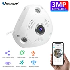 Vstarcam C61S 360 Камера IP рыбий глаз панорамный 1080P WI-FI CCTV 3D Очки виртуальной реальности VR видео IP Cam Micro SD карты аудио удаленного наблюдения за домом