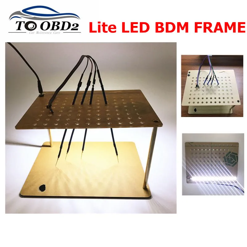 

Lite LED BDM FRAME is best bracket For ECU Update /ECU Brush And Write/ECM Modified and programming/Probe holder / Dimsport aids