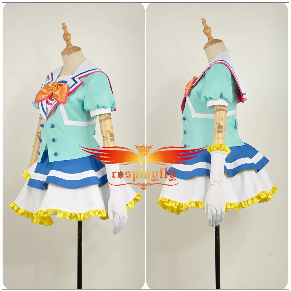 Аниме LoveLive! SunShine! Aqours OP Jumping Heart Takami Chika сценическое платье для девочек юбка женская