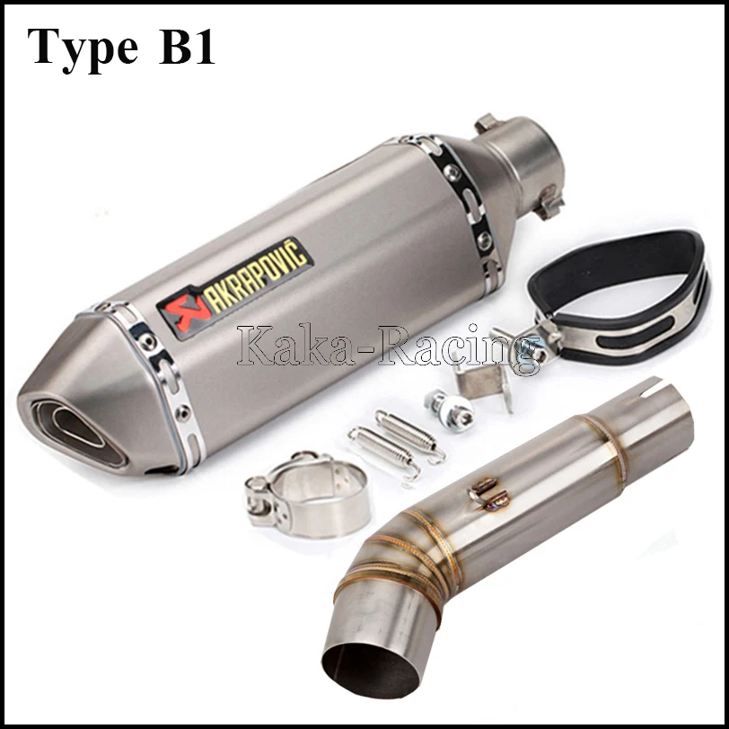 Выхлопная система мотоцикла соединение средней трубы с Akrapovic глушитель