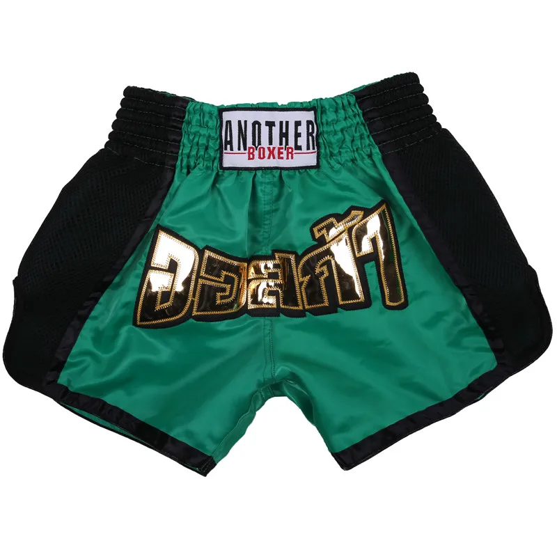 Мужские дышащие боксерские шорты MMA muay, спортивные дышащие шорты Sanda, одежда тайская, детские шорты для кикбоксинга