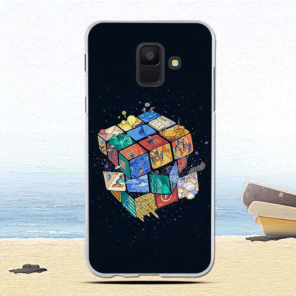 Силиконовый чехол для Samsung Galaxy A6 2018 с двумя sim-картами SM A600 A600F plus A605 A605F защитный |