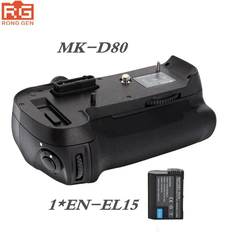 Meike MKD800 MK D800 Батарейная ручка для Nikon D810 D800E как MB D12 + 1 * EN EL15 батарея|battery grip|battery grip for