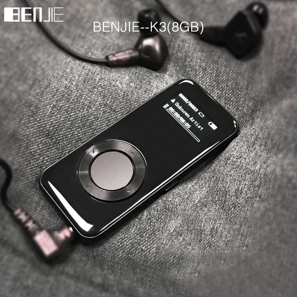 Сплав Hi Fi MP3 плеер BENJIE K3 музыкальный 8 Гб без потерь Мини Портативный аудиоплеер с