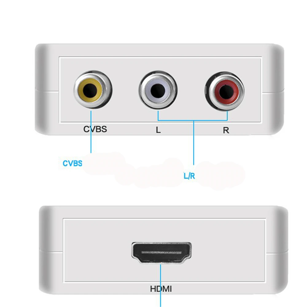50 шт. адаптер преобразователя RCA AV HDMI Full HD 1080P штекер гнездо| |